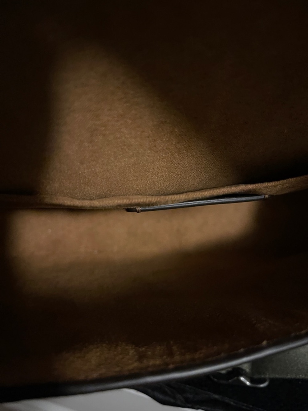 NWOT...Medium Amelia Coach Bag In Olive Green. Pebbled Leather Saddle Crossbody. - Picture 6 of 11